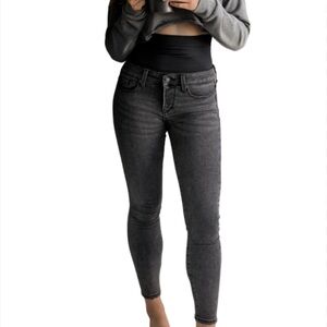 BLANQI Postpartum Charcoal Jeans size 10 NWT